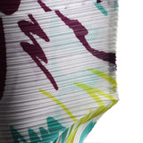 Pleats Please Issey Miyake women's pleated 7/8 trousers with high waist Multicolored