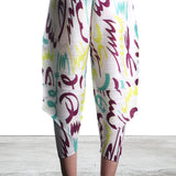Pleats Please Issey Miyake women's pleated 7/8 trousers with high waist Multicolored