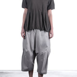 Rundholz Damen Kurzarm Shirt Oversize ash