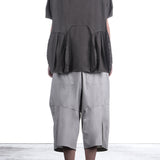 Rundholz Damen Kurzarm Shirt Oversize ash