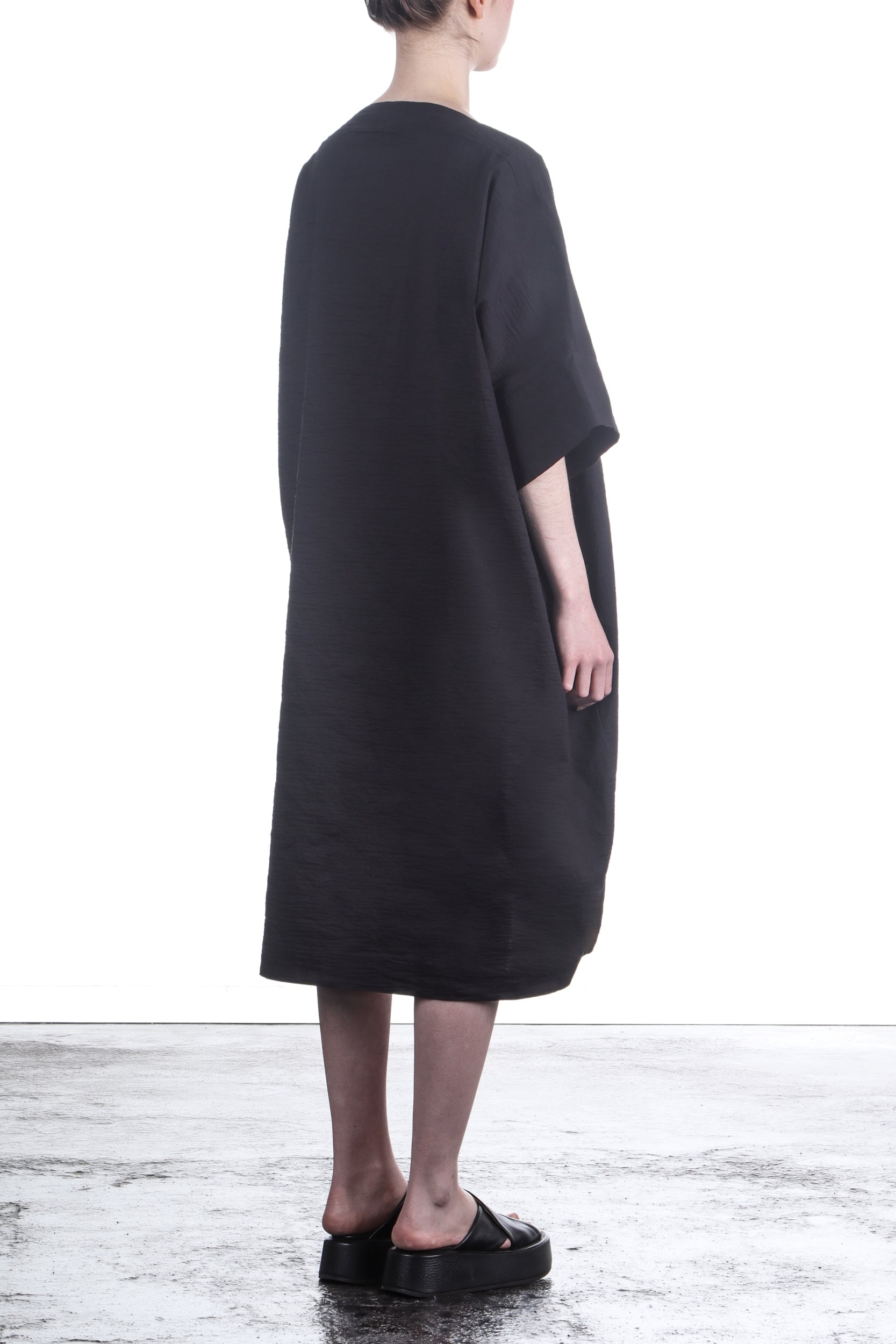Rundholz Damen Strechkleid One Size schwarz