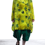 Rundholz DIP Damen Leichter Sommer Mantel Spring Print