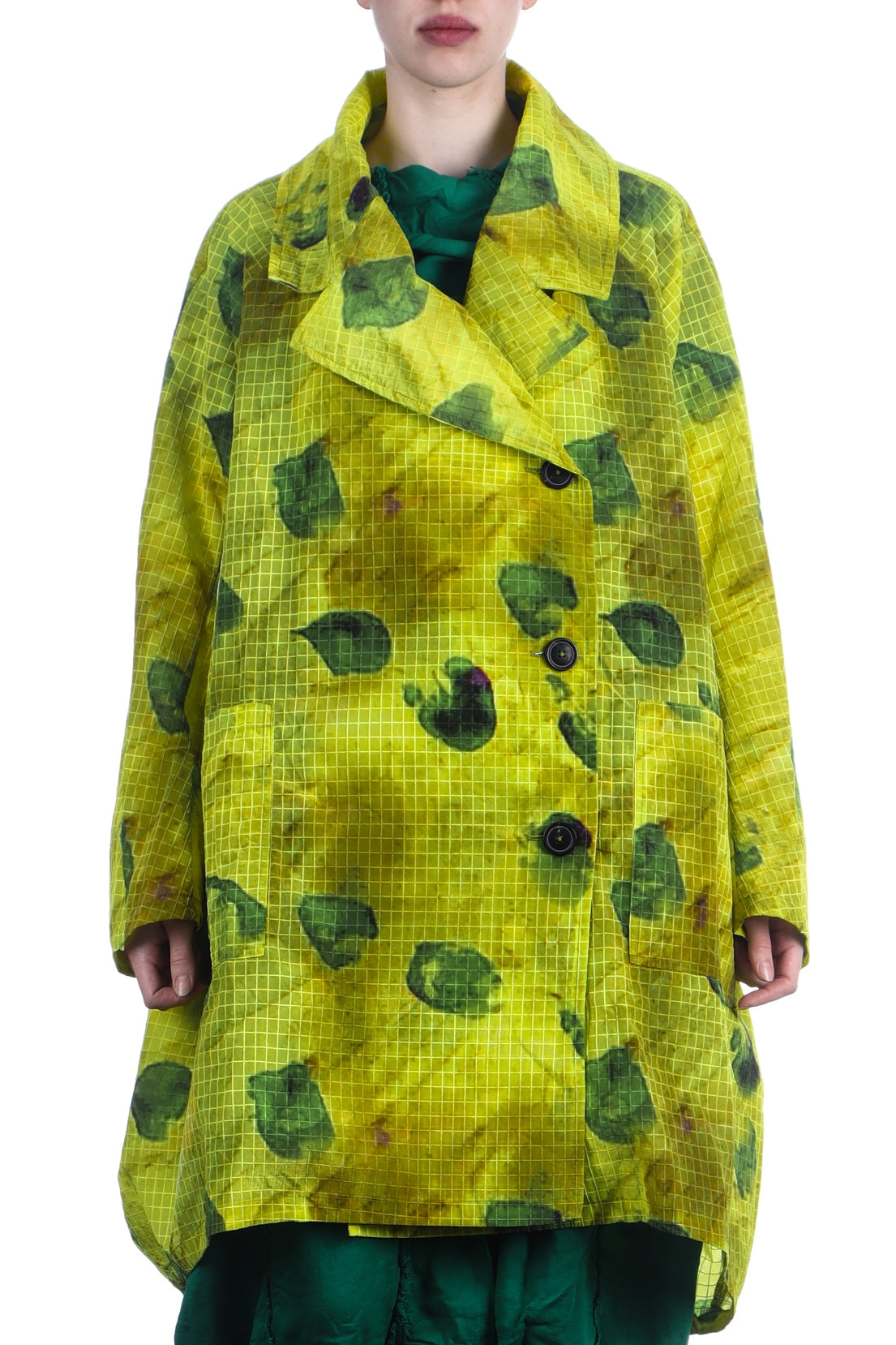 Rundholz DIP Damen Leichter Sommer Mantel Spring Print