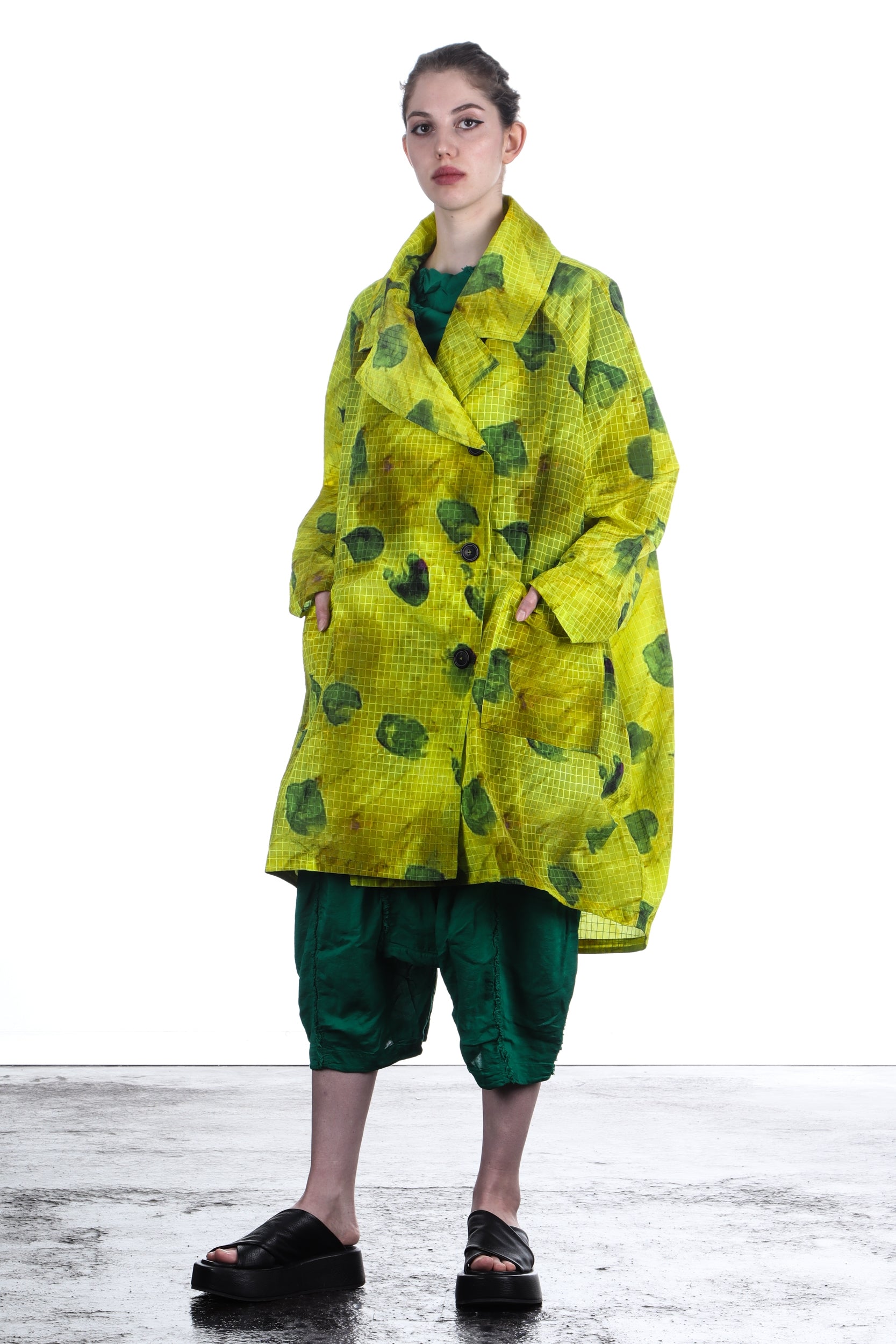 Rundholz DIP Damen Leichter Sommer Mantel Spring Print