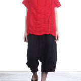 Rundholz Dip Damen Top rot
