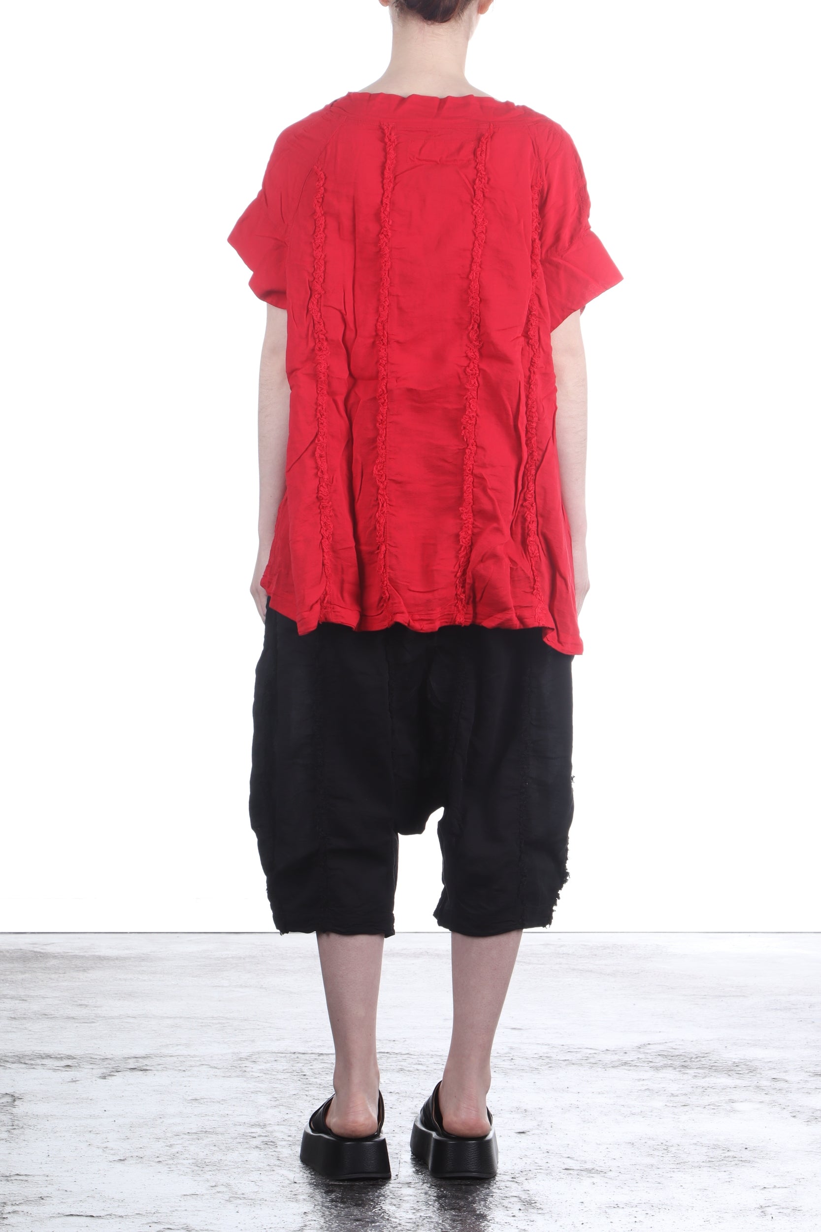 Rundholz Dip Damen Top rot