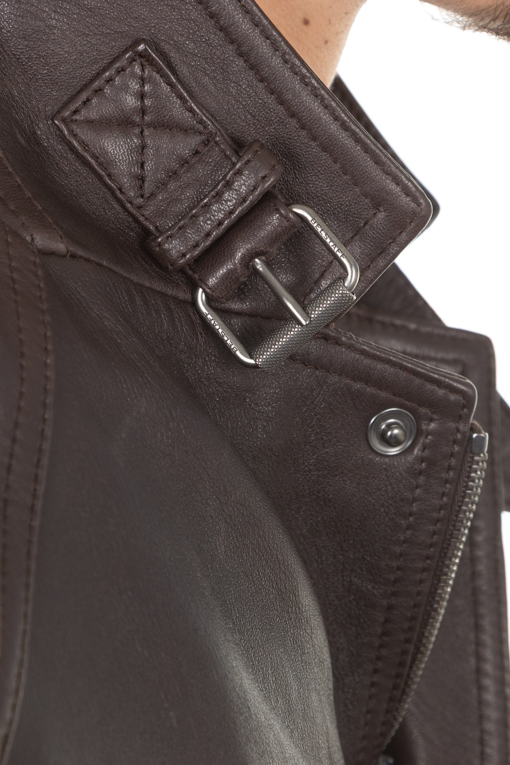 Belstaff Herren Lederjacke PORTER braun
