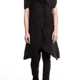 10sei0otto Damen Lederweste Avantgarde schwarz
