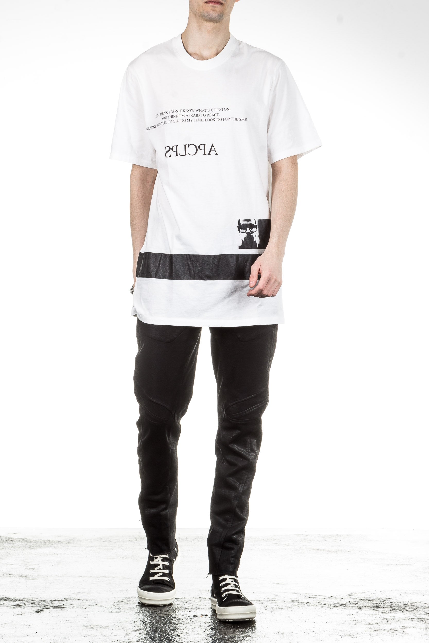 Julius Herren Oversized T-Shirt APCLPS weiß