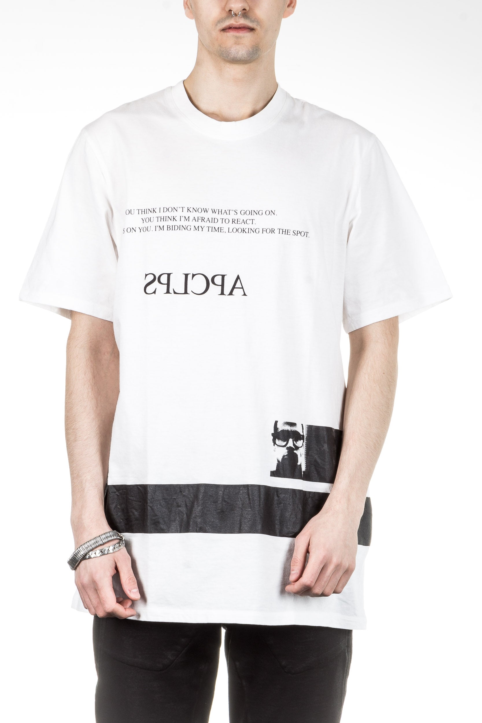 Julius Herren Oversized T-Shirt APCLPS weiß