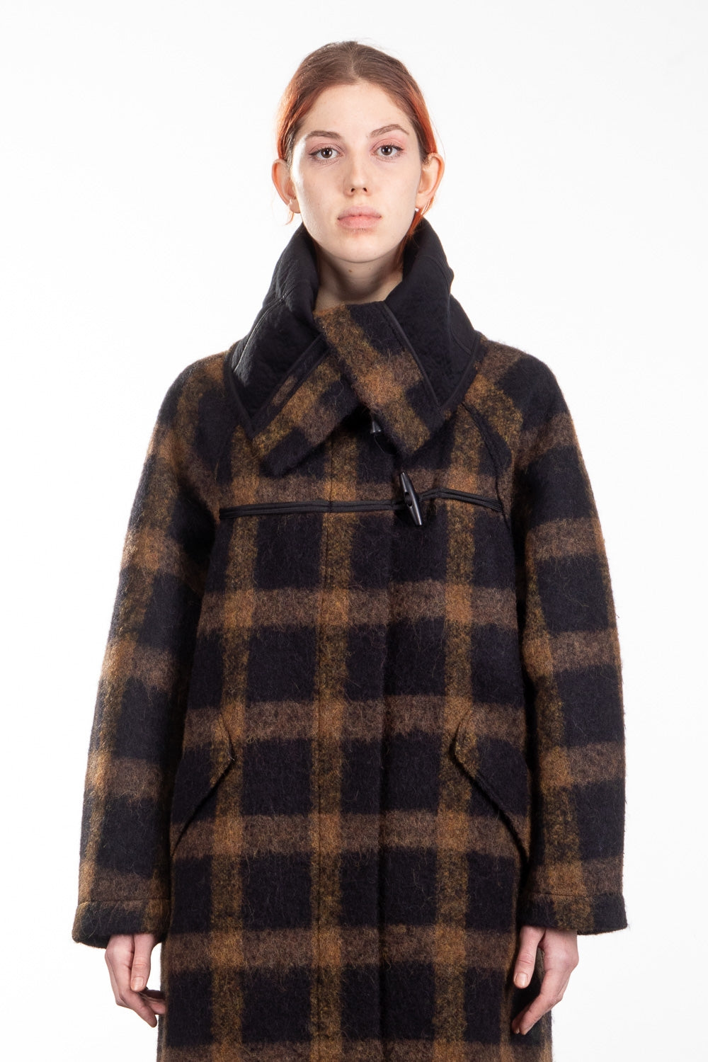Annette Görtz Damen Dufflecoat kariert