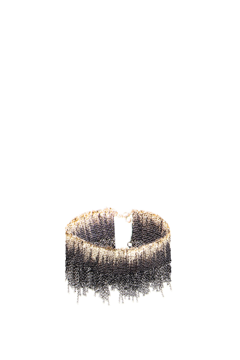 17 by Stephanie Schneider Kettenarmband schwarz gold