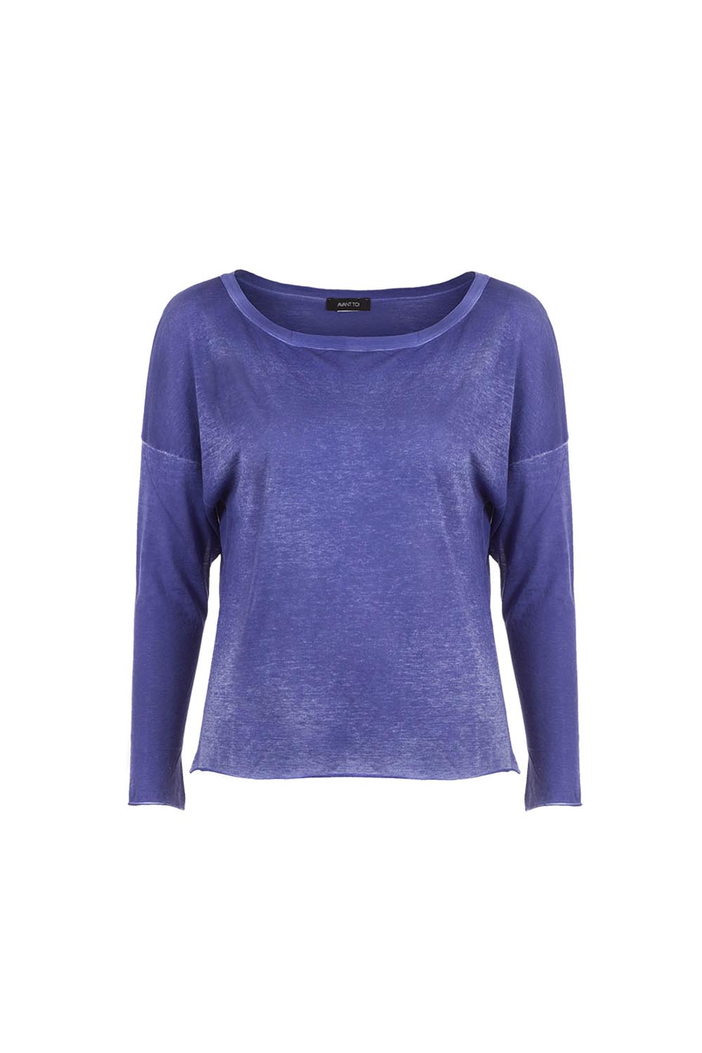 AVANT TOI Damen Baumwoll Shirt blau