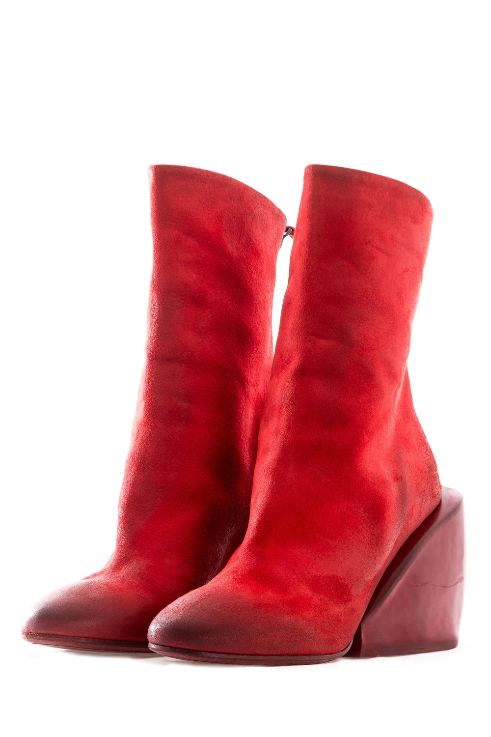 Marsèll Damen Stiefel mit Zip MASSICCIA rot