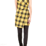 Plein Sud Jeanius Damen Kleid mit Tartanmuster multicolour