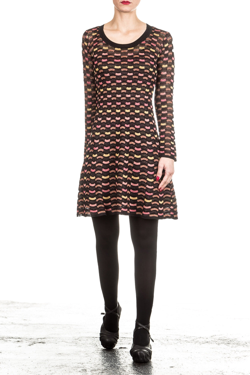 M Missoni Damen Strick Kleid multicolor