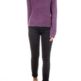 Iris von Arnim Damen Kaschmir Pullover ARKANSAS brombeer