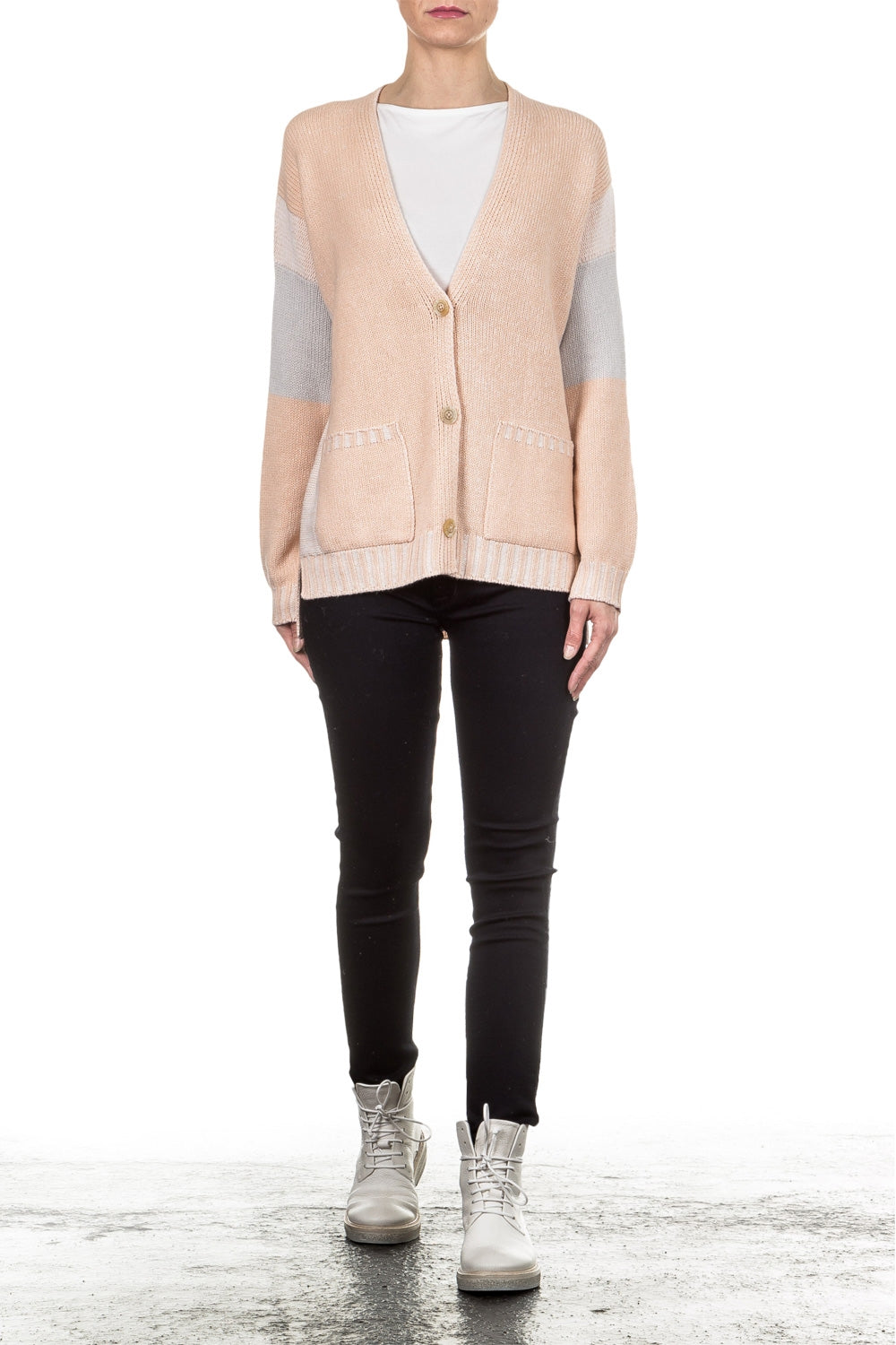Iris von Arnim Damen Kaschmir Cardigan MARIETA nude