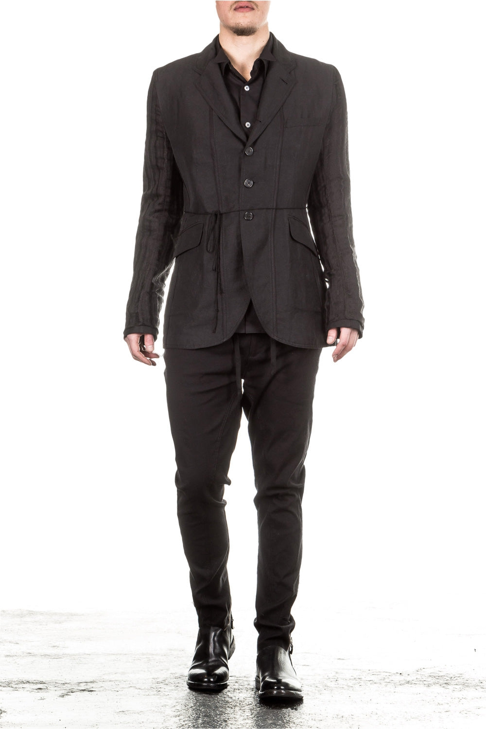 Ann Demeulemeester Herren Blazer schwarz