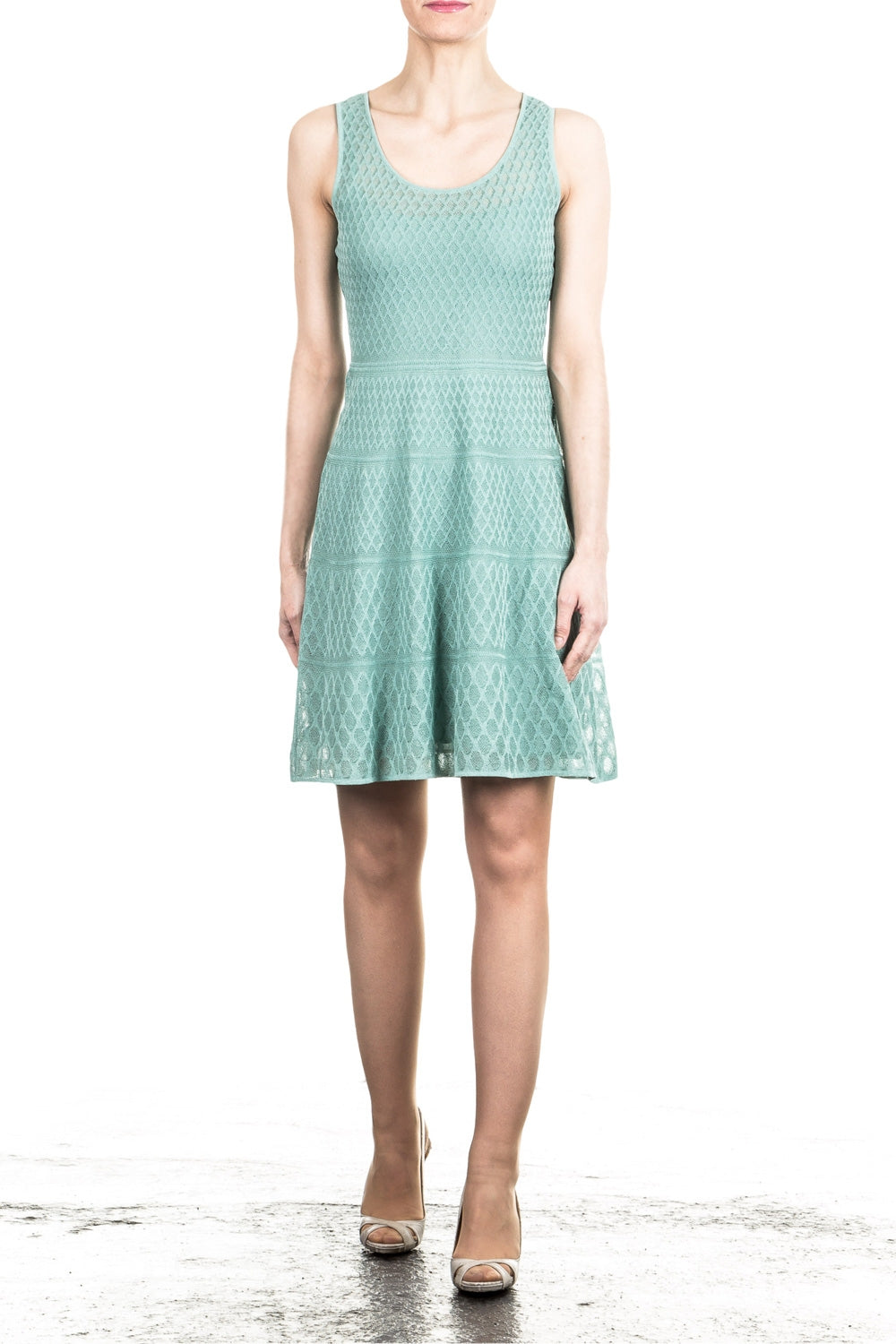 M Missoni Damen Strick Kleid mint