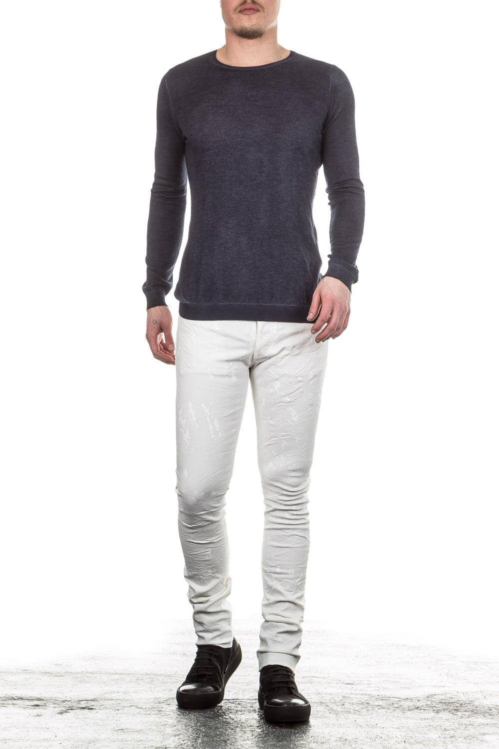Fagassent Herren Jeans JESUS beschichtet weiß
