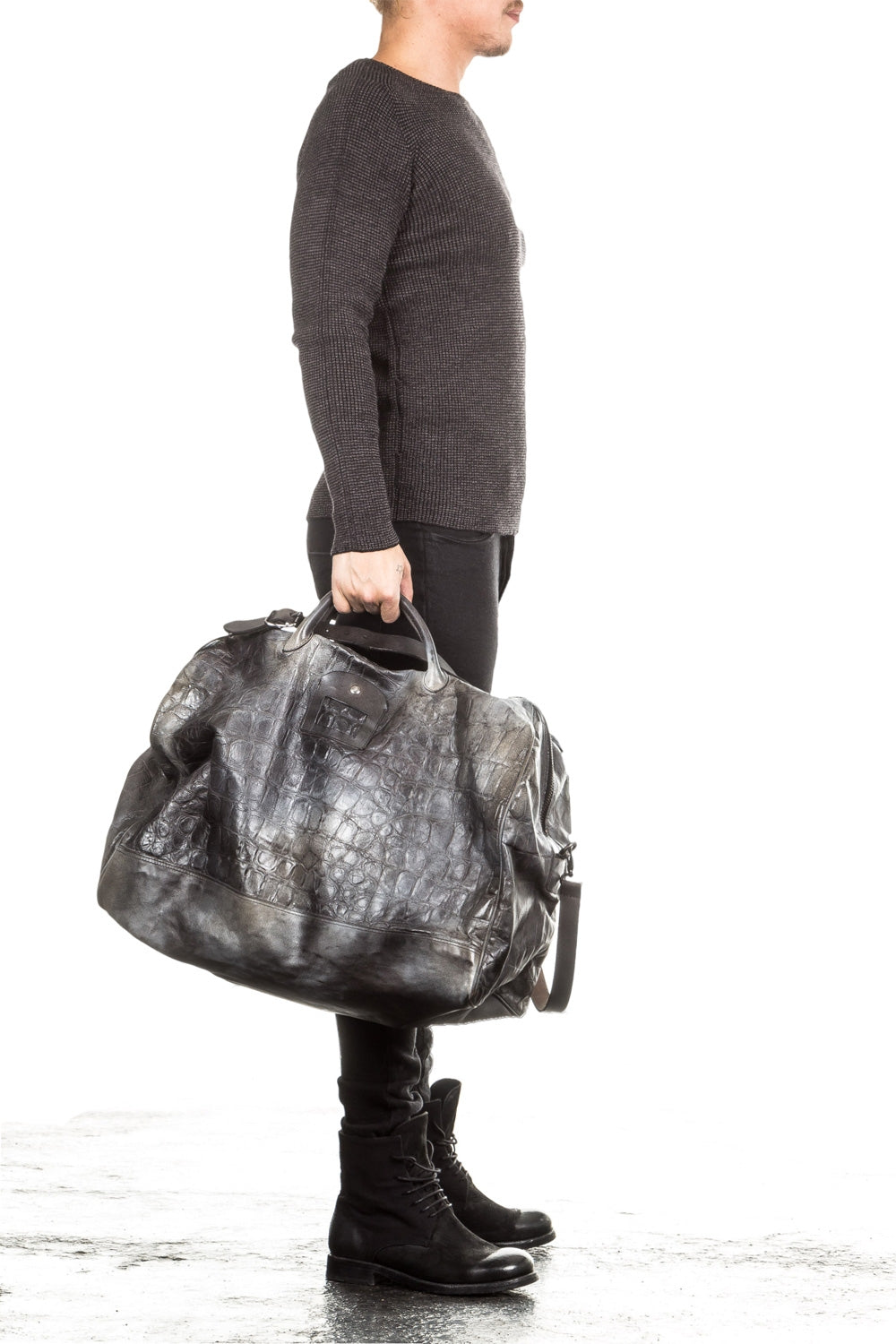 numero 10 Leder Tasche anthrazit
