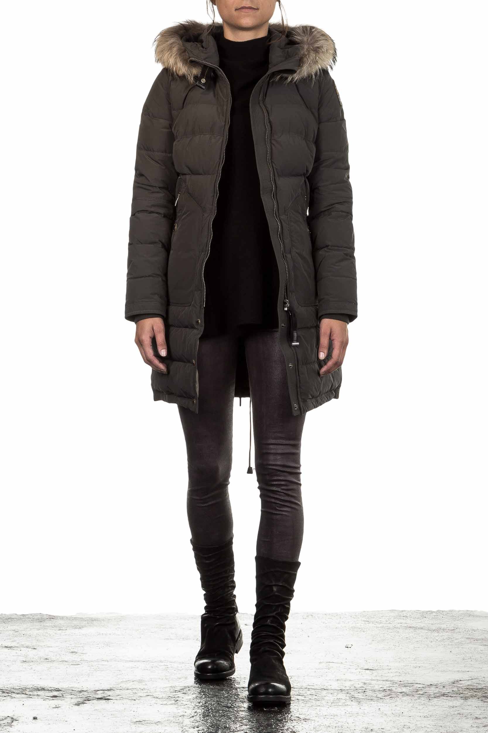 Parajumpers Damen Daunen Kurzmantel LIGHT LONG BEAR olive