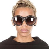 Kuboraum Sonnenbrille MASK SILVER BURNT A3