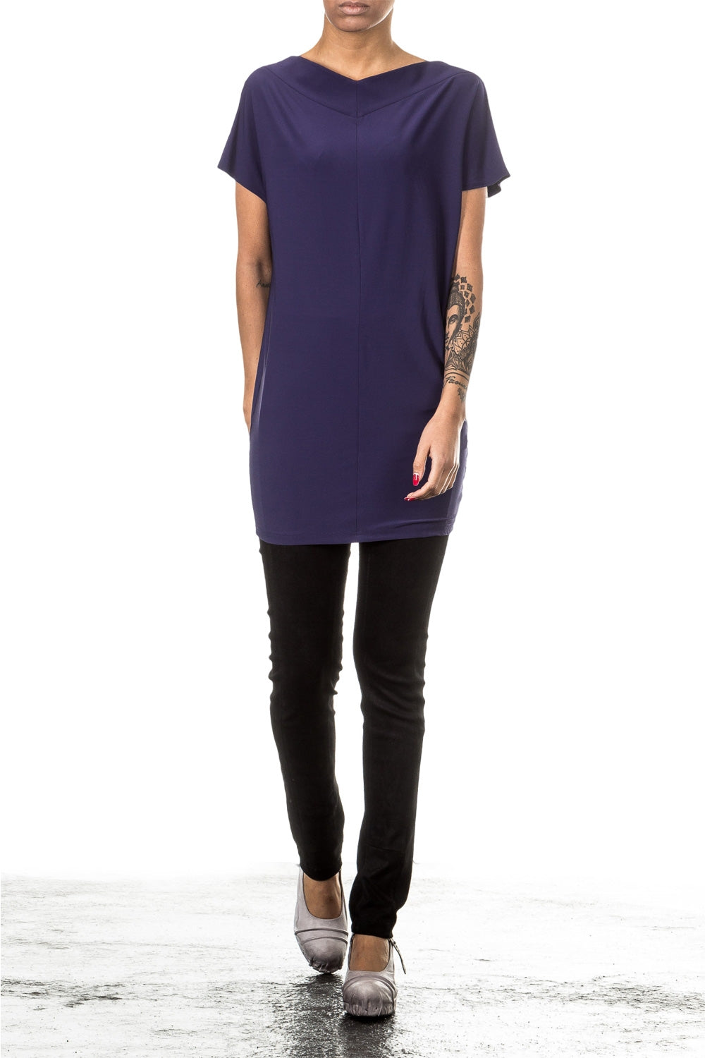 The Swiss Label Damen Top blau