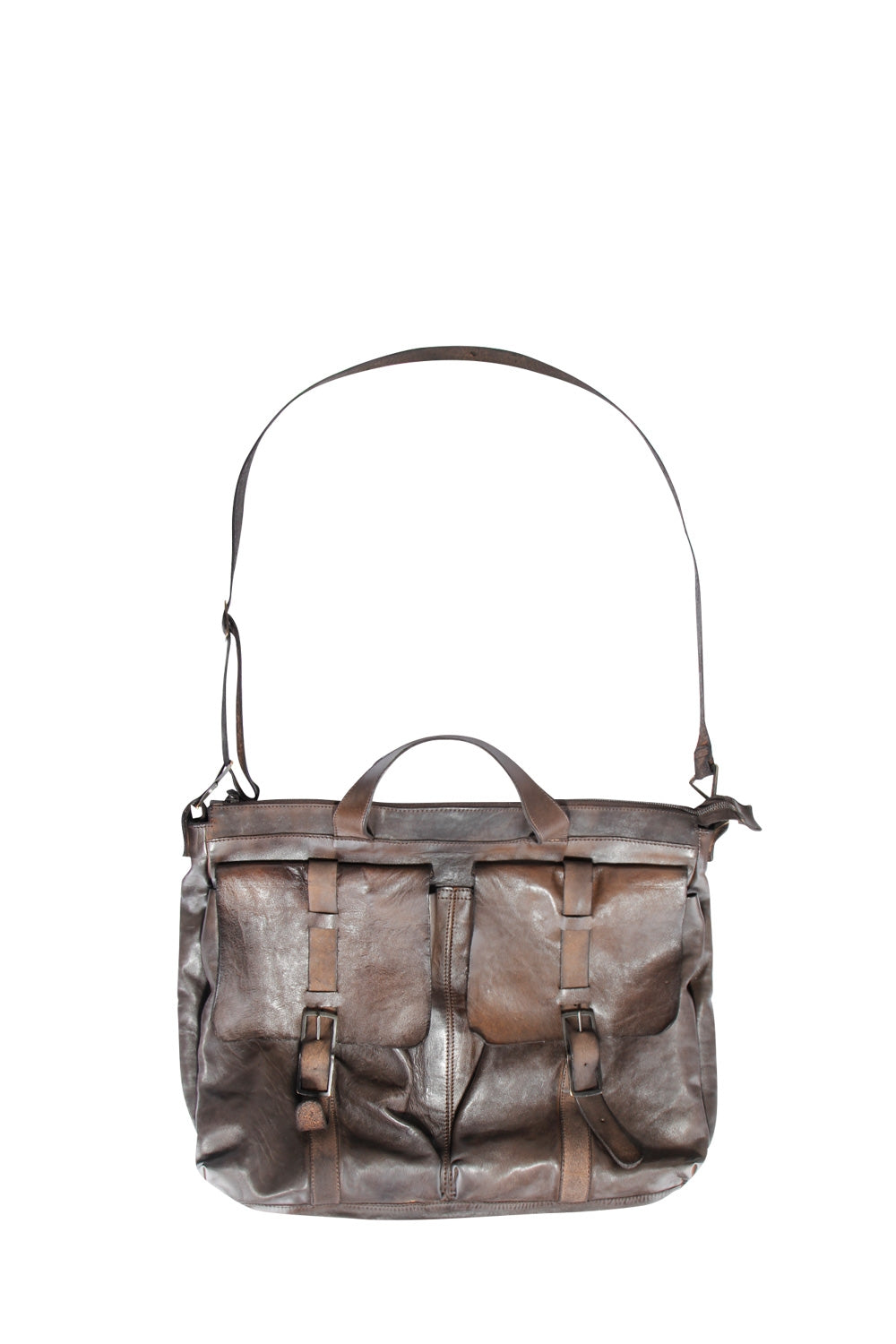 numero 10 Leder Tasche braun