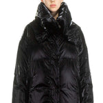 Annette Görtz Damen Glänzender Daunenmantel Kavia schwarz