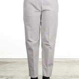 Nine In The Morning Damen Cropped Cordhose Lavinia wollweiß