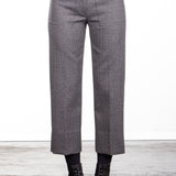 Nine In The Morning Damen Cropped Culotte Wollhose Lucy grau