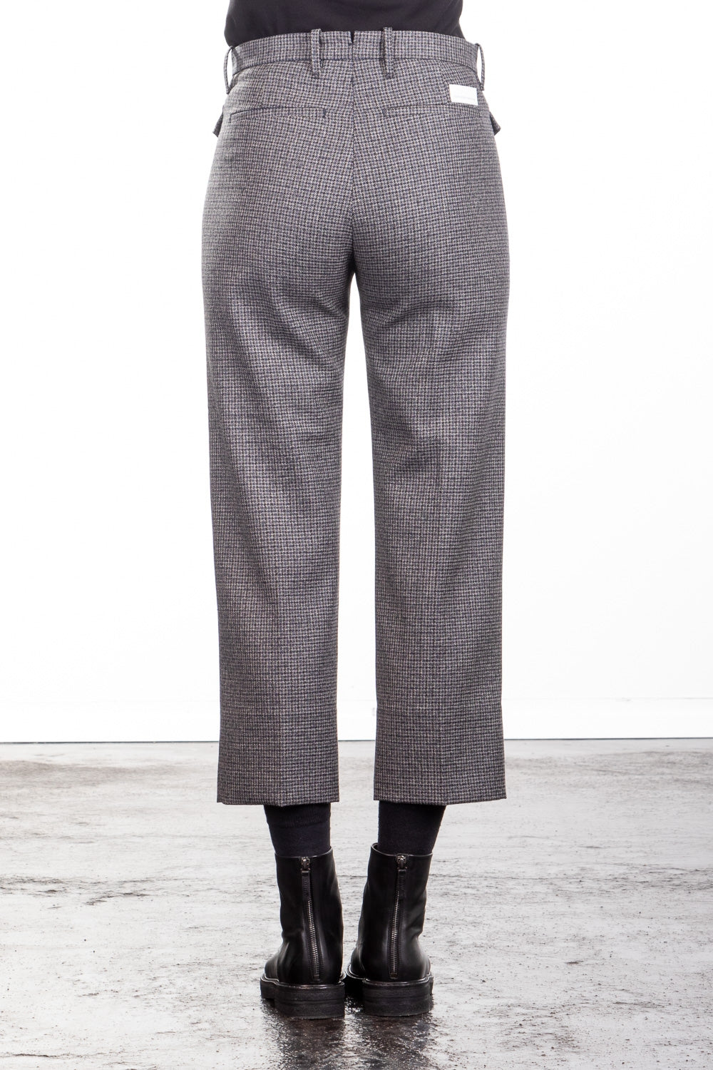 Nine In The Morning Damen Cropped Culotte Wollhose Lucy grau