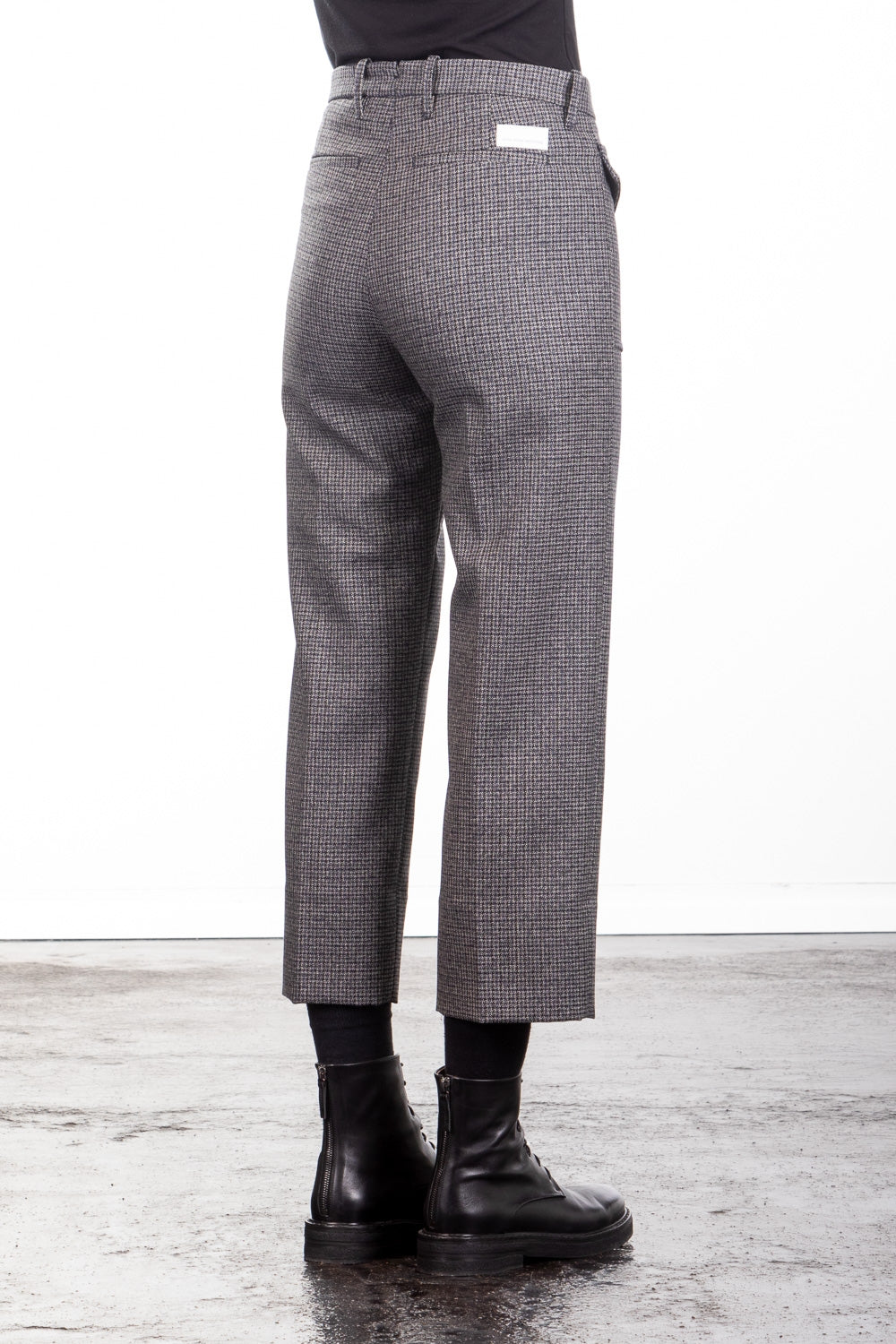 Nine In The Morning Damen Cropped Culotte Wollhose Lucy grau