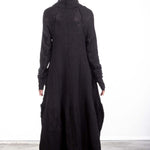 Rundholz DIP Damen Strickkleid Avantgarde schwarz