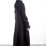 Rundholz DIP Damen Strickkleid Avantgarde schwarz
