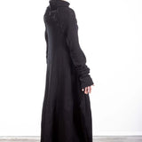 Rundholz DIP Damen Strickkleid Avantgarde schwarz