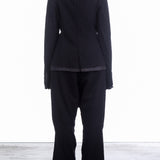 Rundholz Damen Taillierte Jacke black stripe