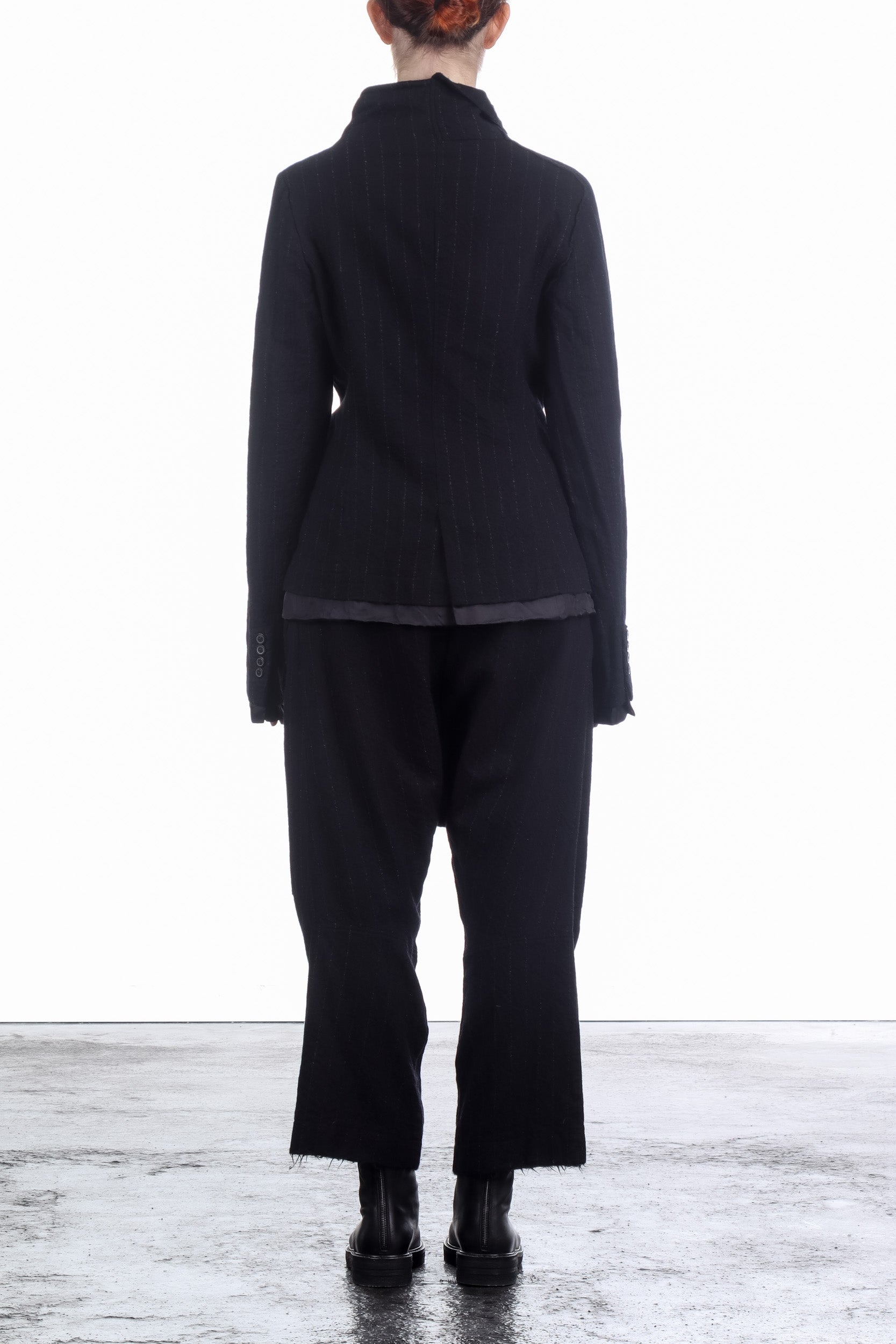 Rundholz Damen Taillierte Jacke black stripe