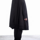 Rundholz DIP Damen Hemd-Kleid Oversized Schwarz