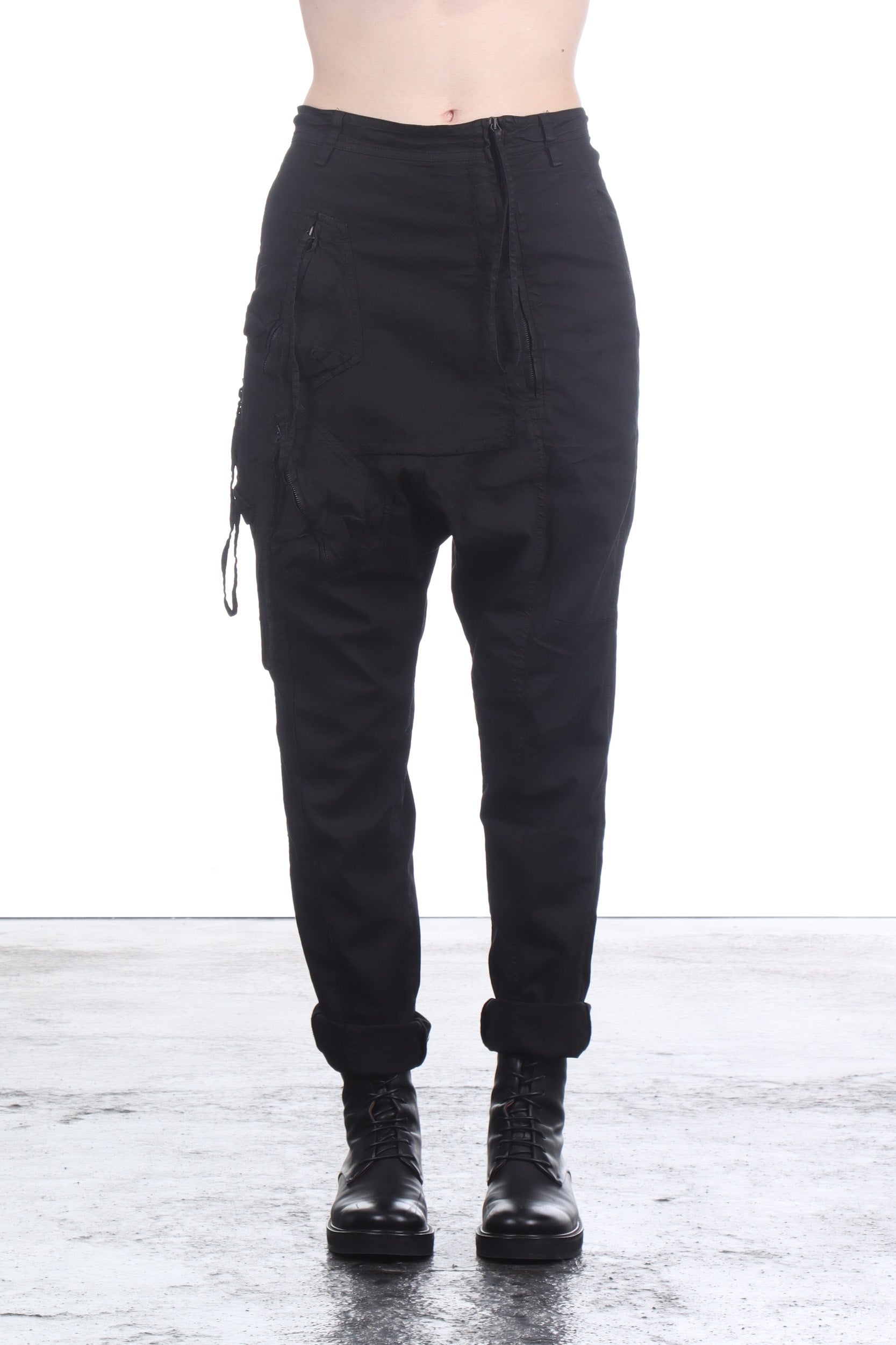 Rundholz DIP Damen Avantgarde Sarouelhose schwarz