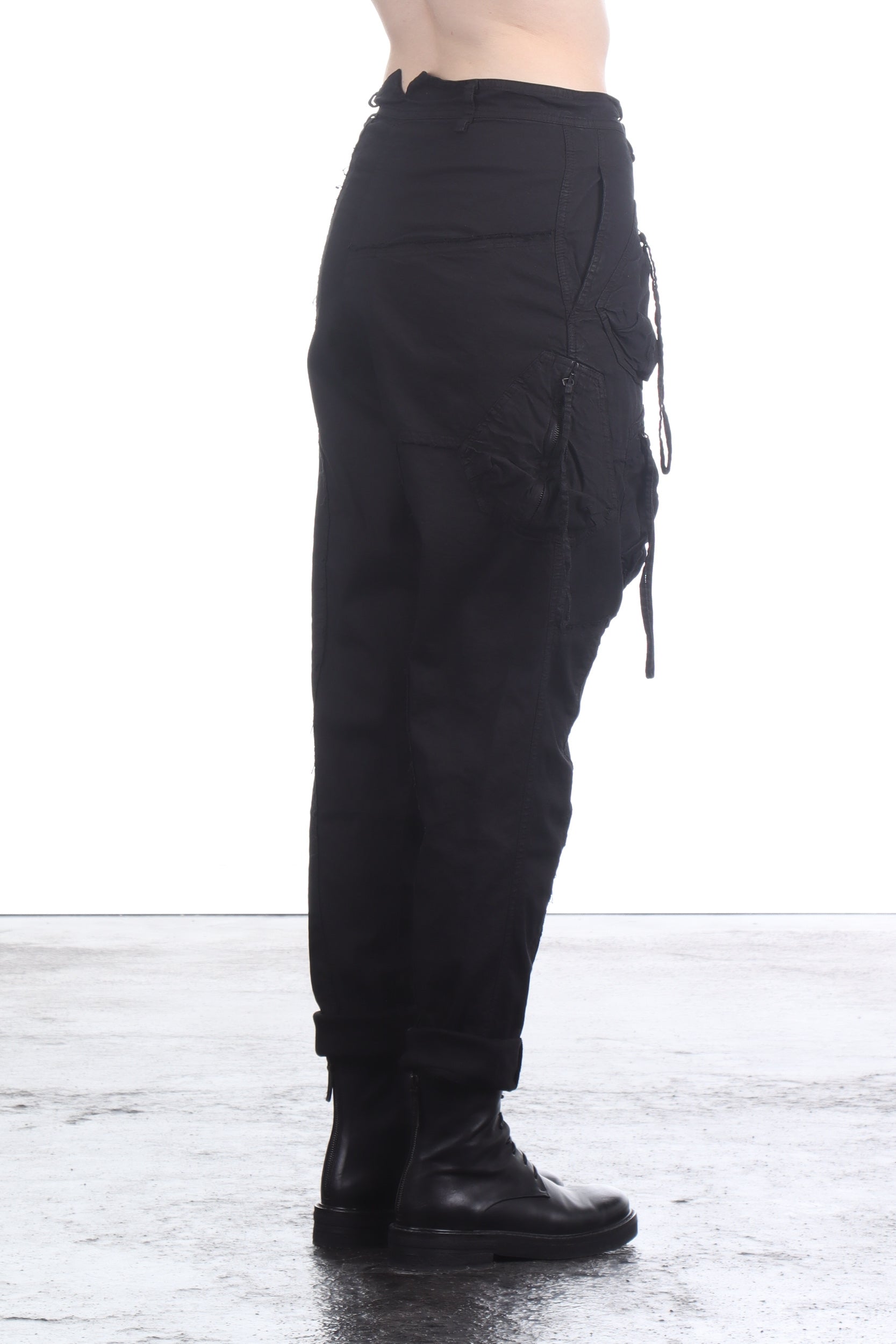 Rundholz DIP Damen Avantgarde Sarouelhose schwarz