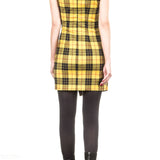 Plein Sud Jeanius Damen Kleid mit Tartanmuster multicolour
