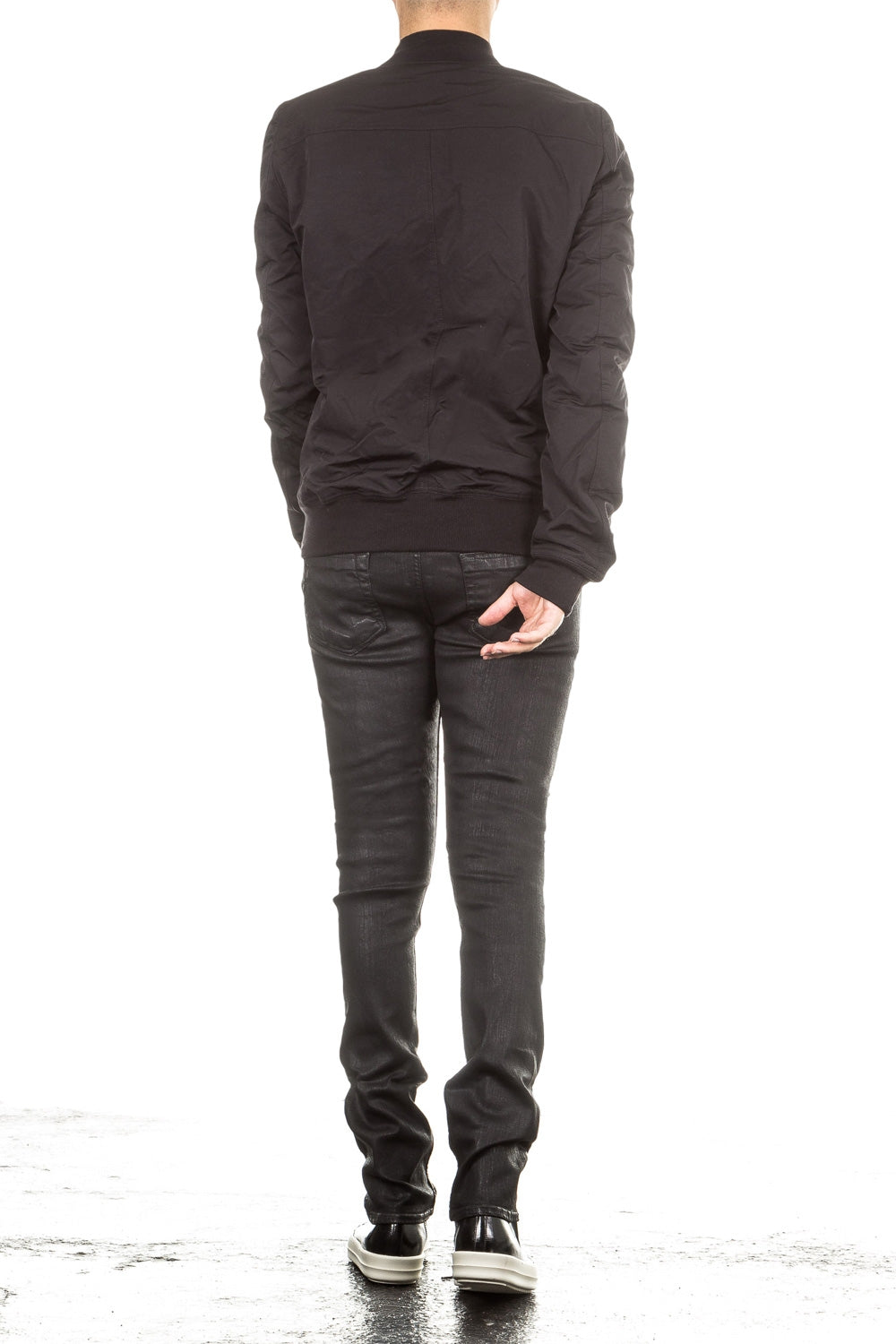 Rick Owens DRKSHDW Herren Bomber Jacke schwarz