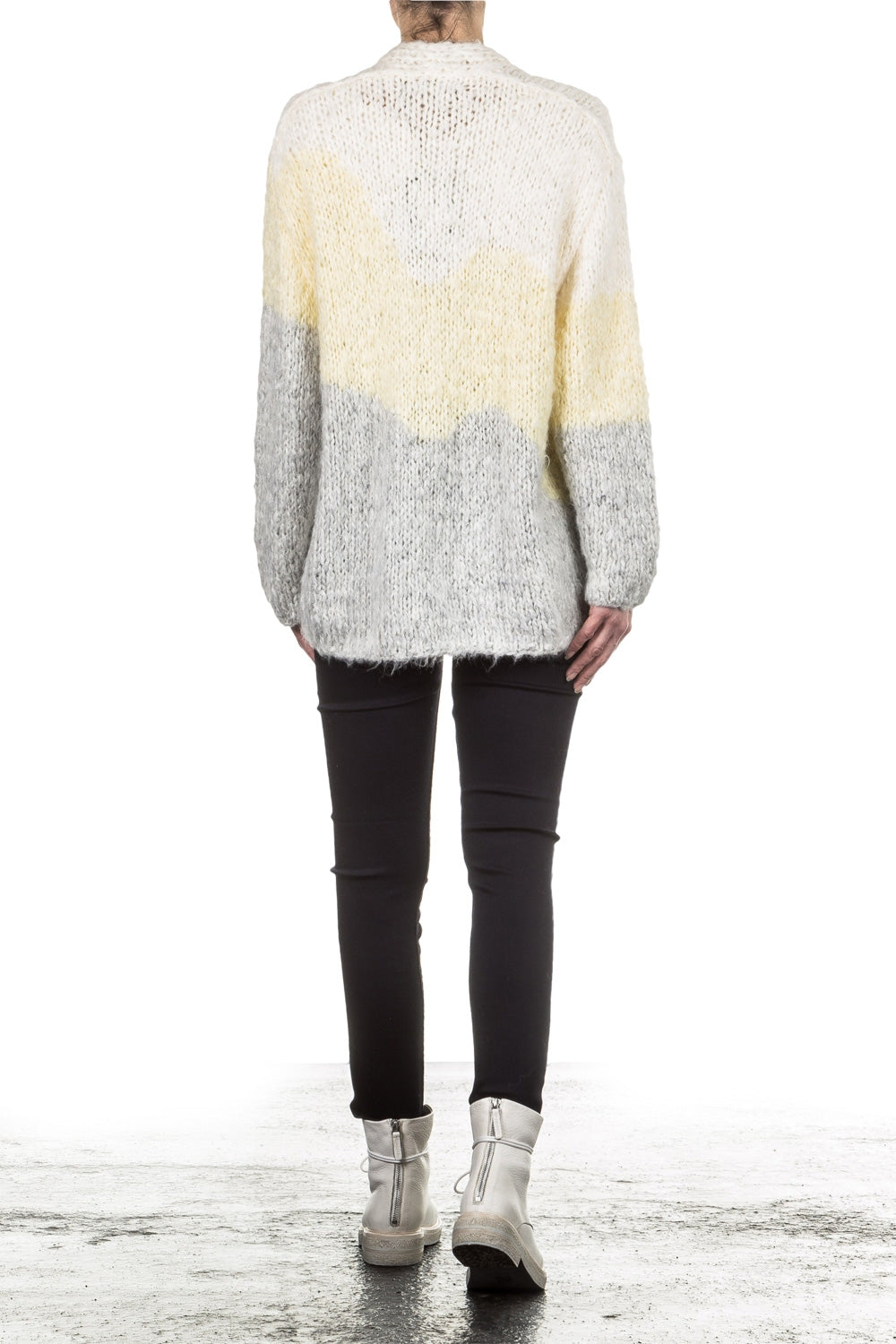Iris von Arnim Damen Grobstrick Cardigan beige