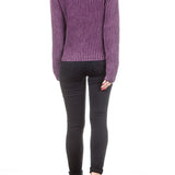 Iris von Arnim Damen Kaschmir Pullover ARKANSAS brombeer