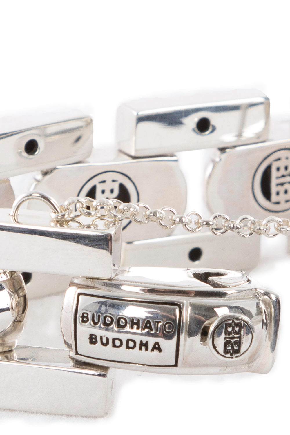 BUDDHA TO BUDDHA Silberarmband BATUL 2 cm silber