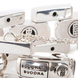 BUDDHA TO BUDDHA Silberarmband BATUL 2 cm silber