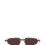 Kuboraum Sonnenbrille MASK H73 BR schwarz gold